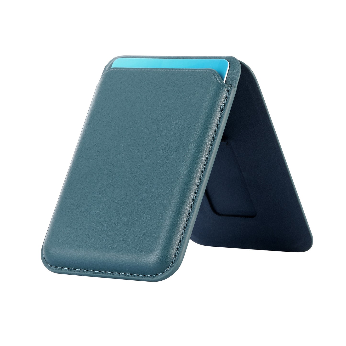 Blue phone case on a white background