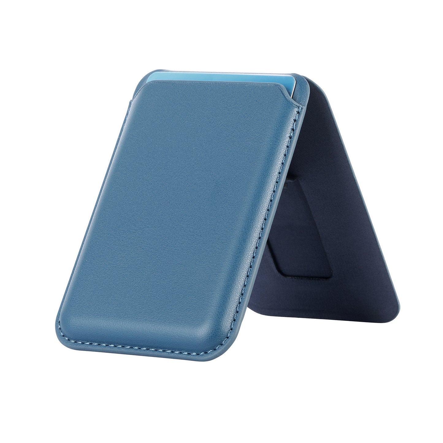 Blue phone case on a white background