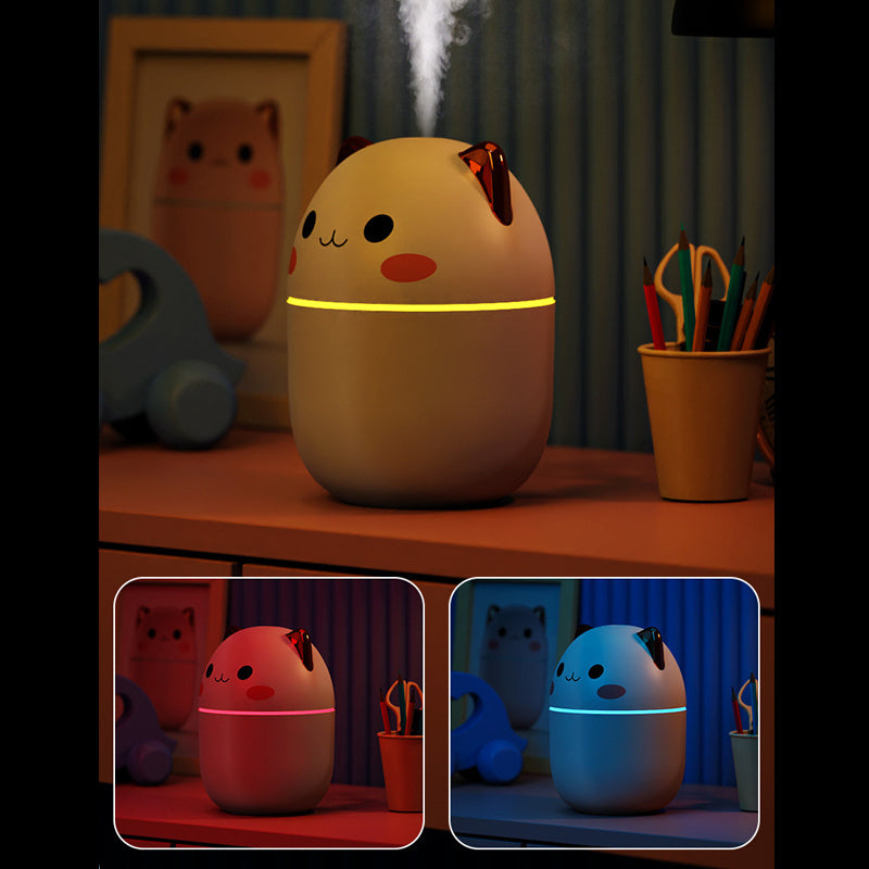 Air Humidifier Cute Cat Ultra-Silent USB Office Household Bedroom Car Aromatherapy Air Purifier With Led Cool Mist Spray ZmartNest
