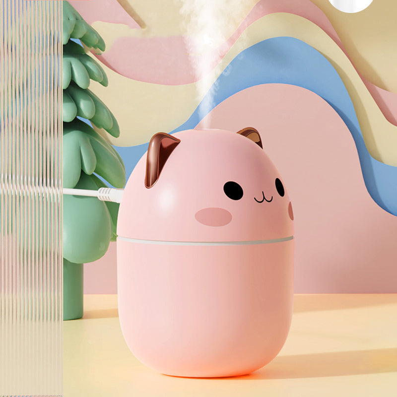 Air Humidifier Cute Cat Ultra-Silent USB Office Household Bedroom Car Aromatherapy Air Purifier With Led Cool Mist Spray ZmartNest