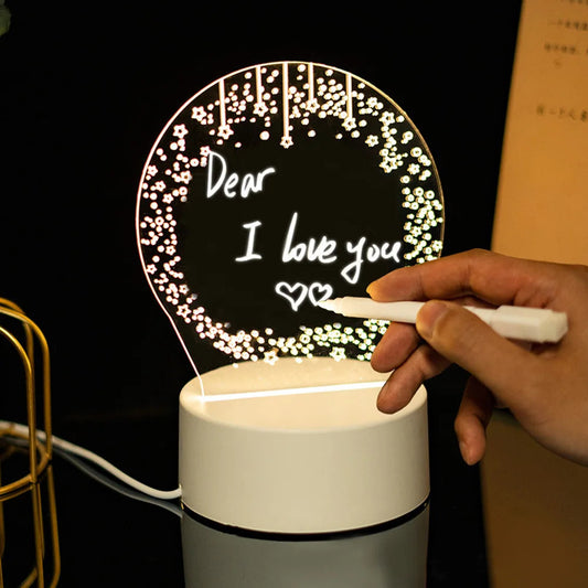 Night Light Changing Memo Board Creative Led Lamp ZmartNest