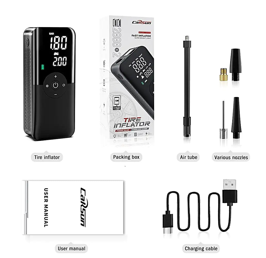 Portable Electric Tire Inflator ZmartNest
