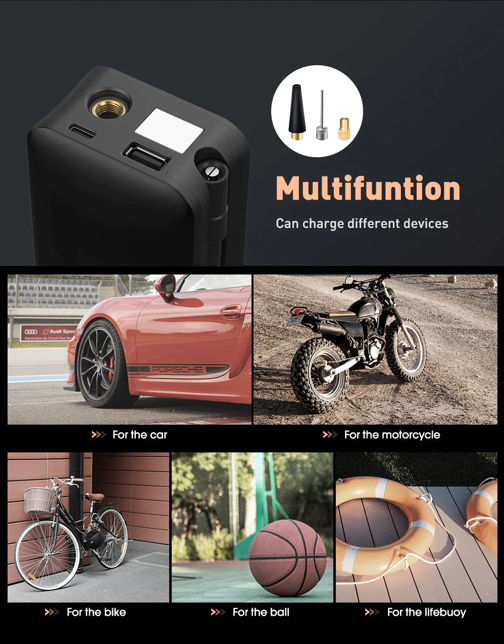 Portable Electric Tire Inflator ZmartNest