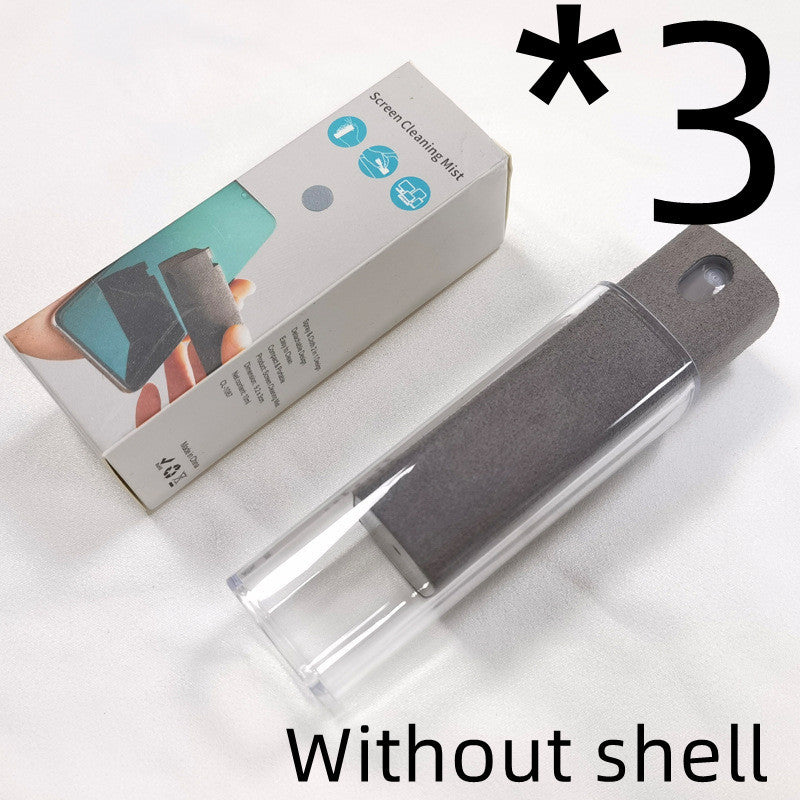 Screen cleaning kit with packaging on a white background