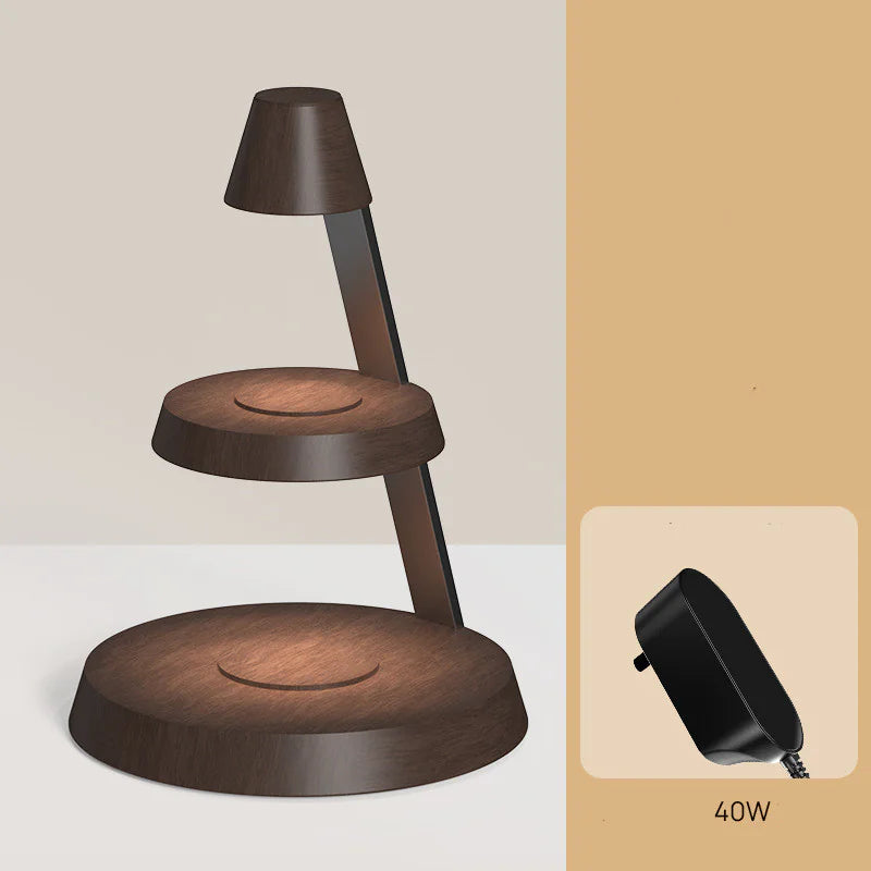 Modern wireless charging stand for phones - adjustable angle, fast charging, and sleek design for home/office use.