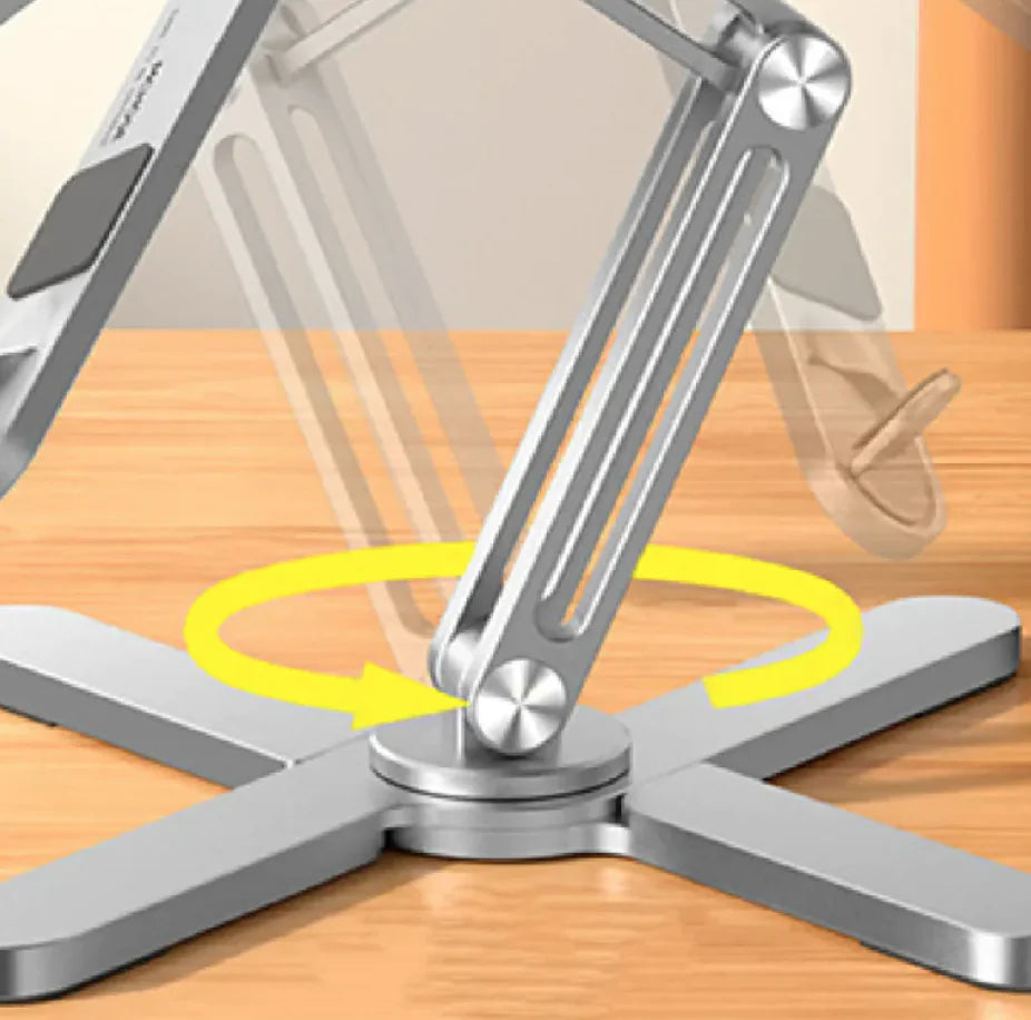 Adjustable folding cooling laptop stand – ergonomic, portable, and perfect for better airflow and comfort.