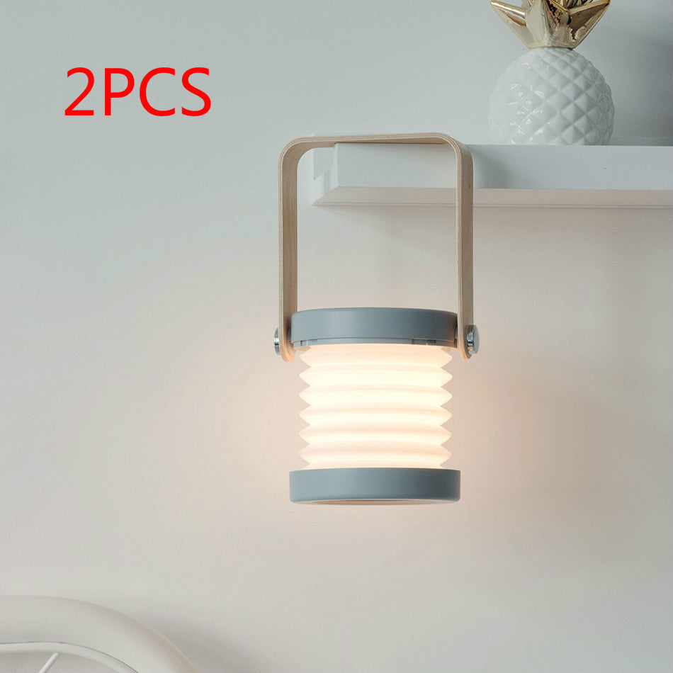 Foldable Touch Dimmable Reading LED Night Light Portable Lantern Lamp USB Rechargeable For Home Decor ZmartNest