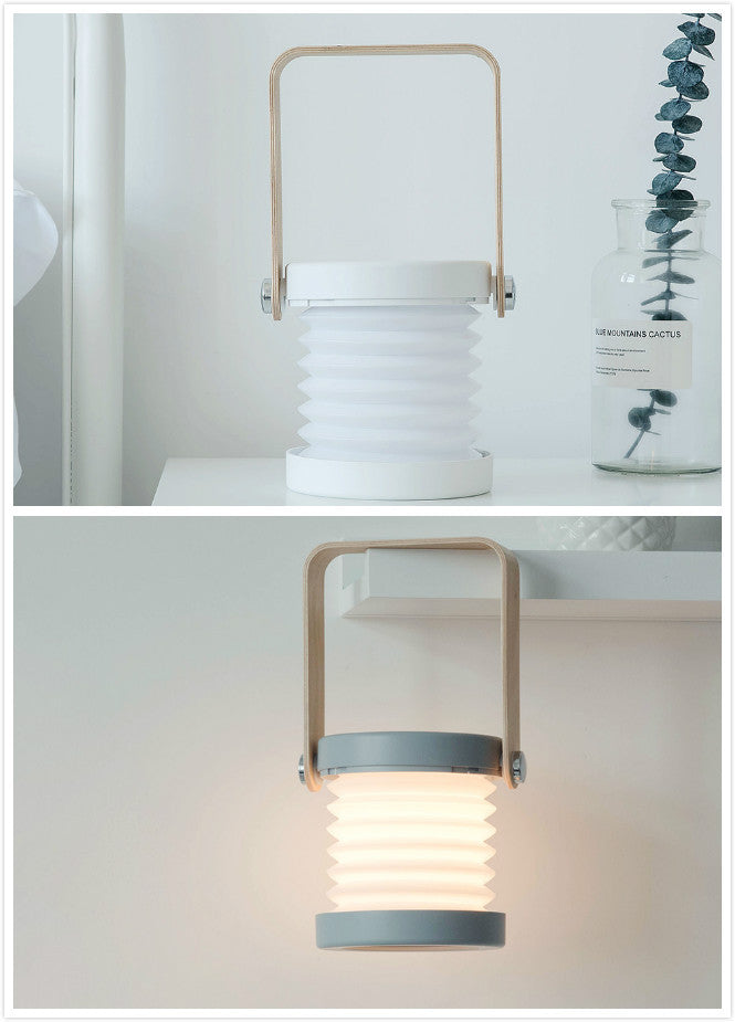 Foldable Touch Dimmable Reading LED Night Light Portable Lantern Lamp USB Rechargeable For Home Decor ZmartNest