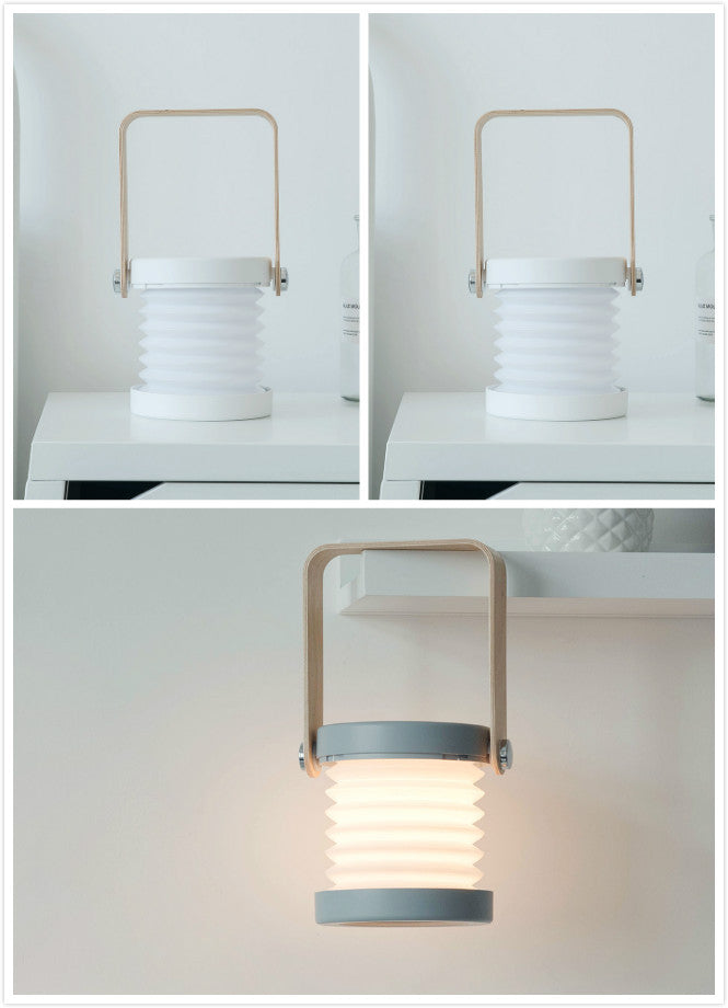 Foldable Touch Dimmable Reading LED Night Light Portable Lantern Lamp USB Rechargeable For Home Decor ZmartNest