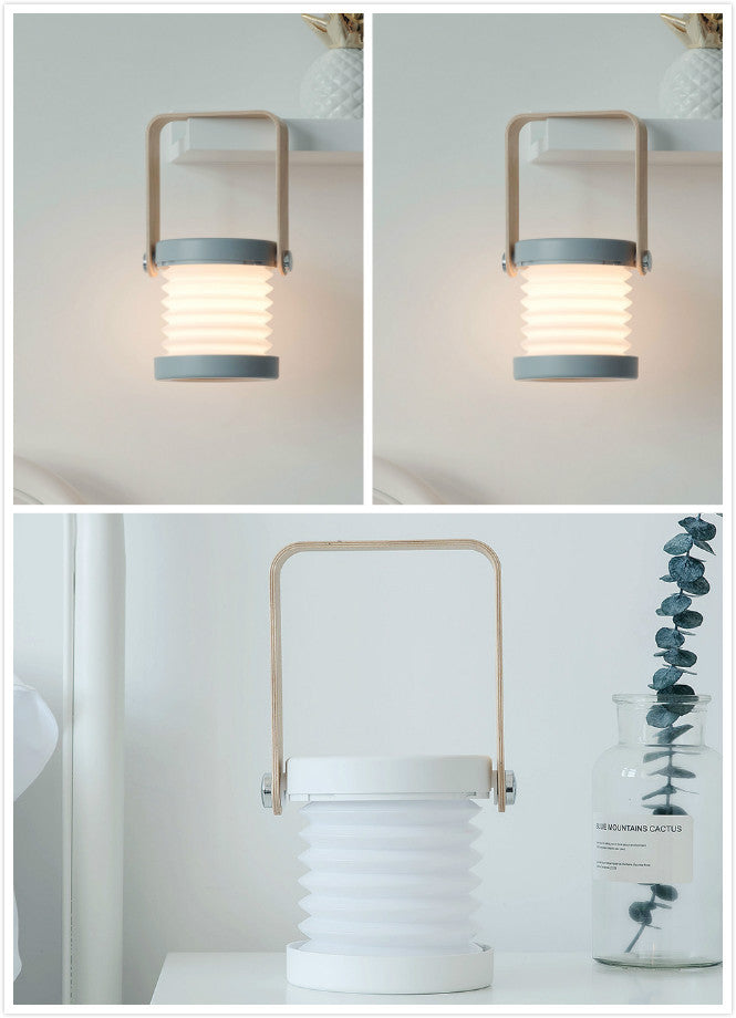 Foldable Touch Dimmable Reading LED Night Light Portable Lantern Lamp USB Rechargeable For Home Decor ZmartNest