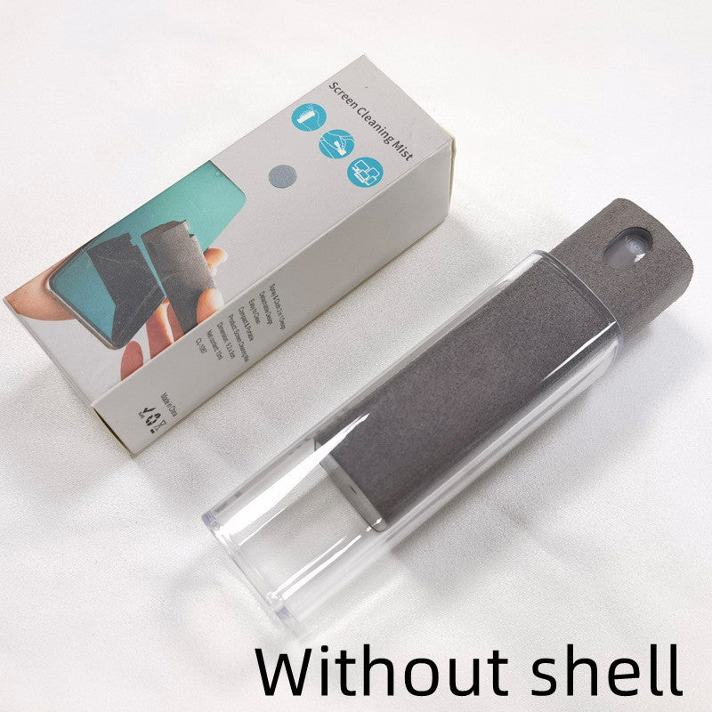 Screen cleaning kit with a brush and packaging on a white background