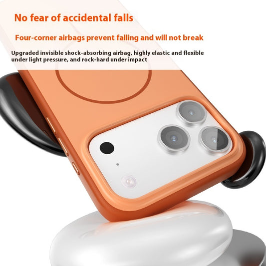 Phone case with airbag feature on a white background