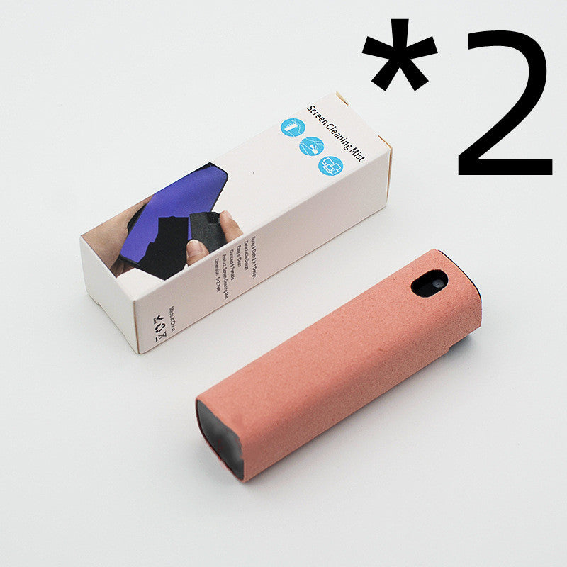 Screen cleaning tool with packaging on a white background