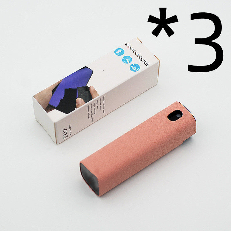 Screen cleaning tool with packaging on a light gray background