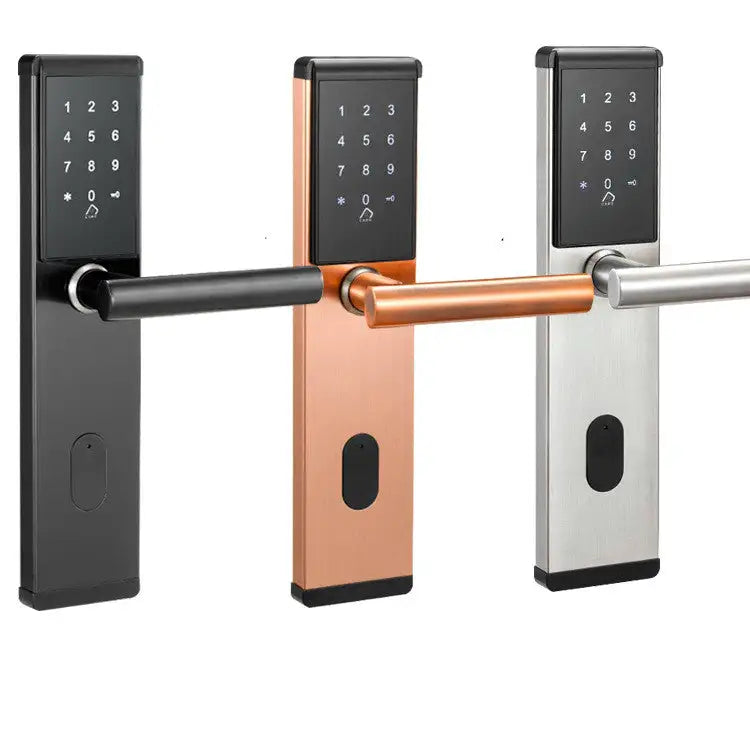 Red ancient smart remote password lock for secure, keyless home access - stylish and unique.