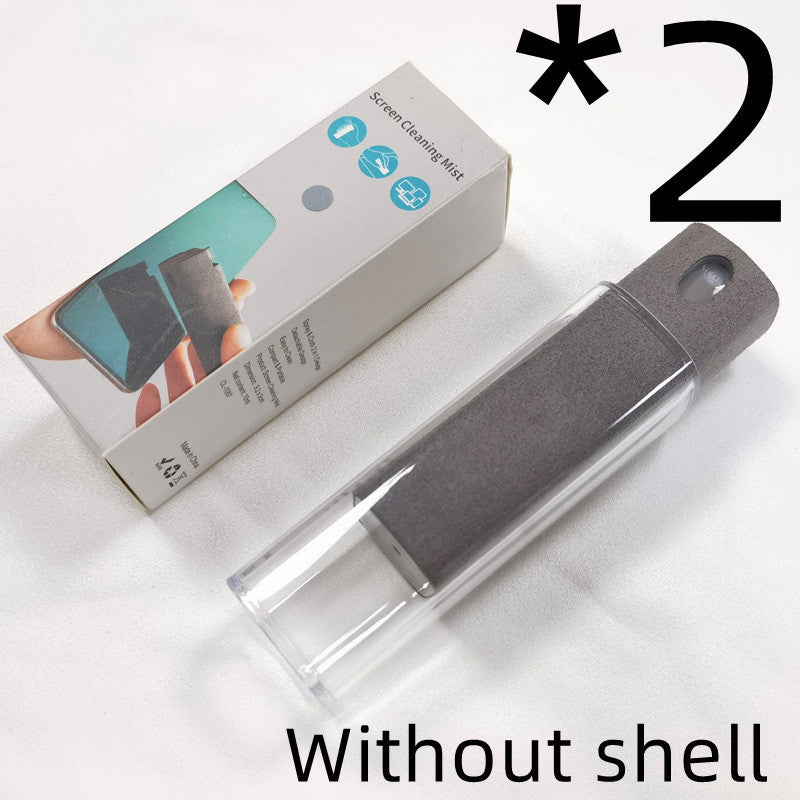 Screen cleaning kit with packaging on a white background