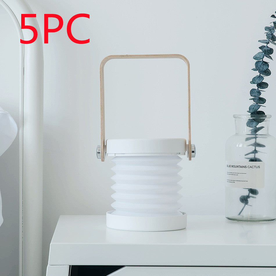 Foldable Touch Dimmable Reading LED Night Light Portable Lantern Lamp USB Rechargeable For Home Decor ZmartNest