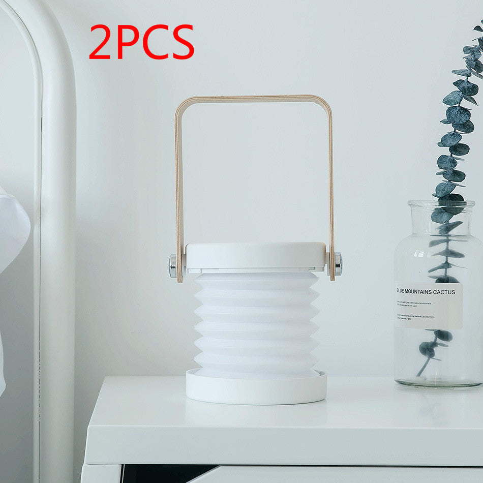 Foldable Touch Dimmable Reading LED Night Light Portable Lantern Lamp USB Rechargeable For Home Decor ZmartNest