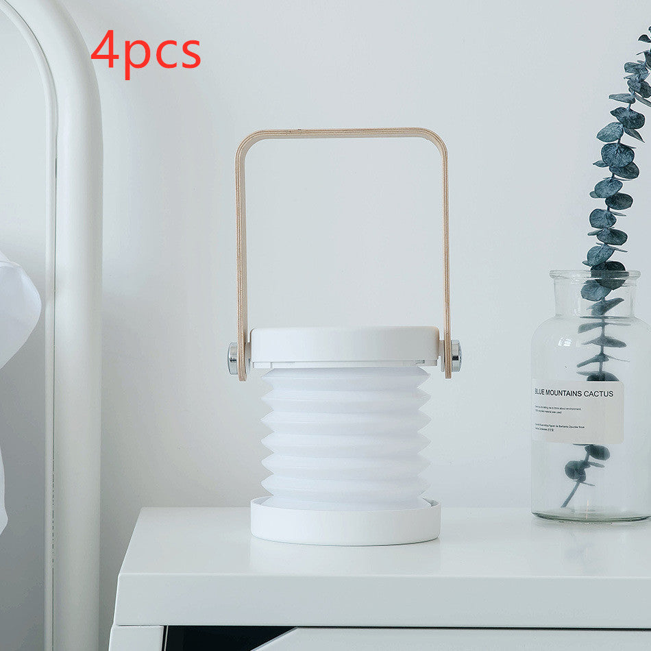 Foldable Touch Dimmable Reading LED Night Light Portable Lantern Lamp USB Rechargeable For Home Decor ZmartNest