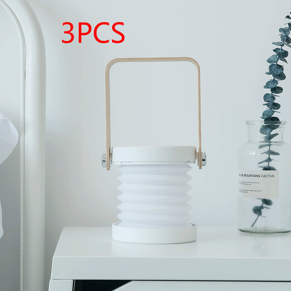 Foldable Touch Dimmable Reading LED Night Light Portable Lantern Lamp USB Rechargeable For Home Decor ZmartNest