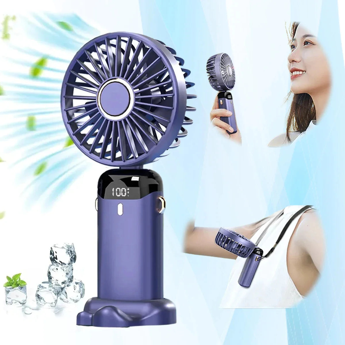USB Rechargeable Portable Neck Fan ZmartNest