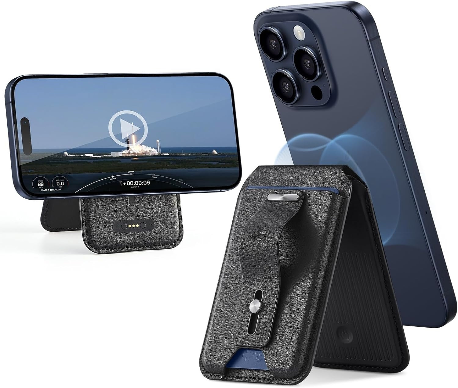 Applicable To Magnetic Magsafe Mobile Phone Card Clamp - ZmartNest