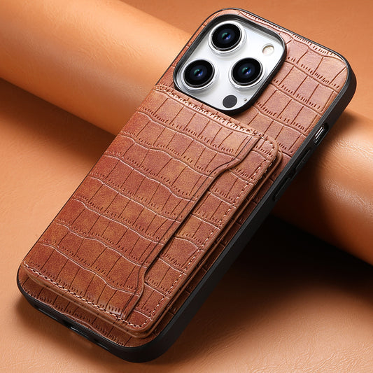 Card Pattern Leather Case Phone Case - ZmartNest 