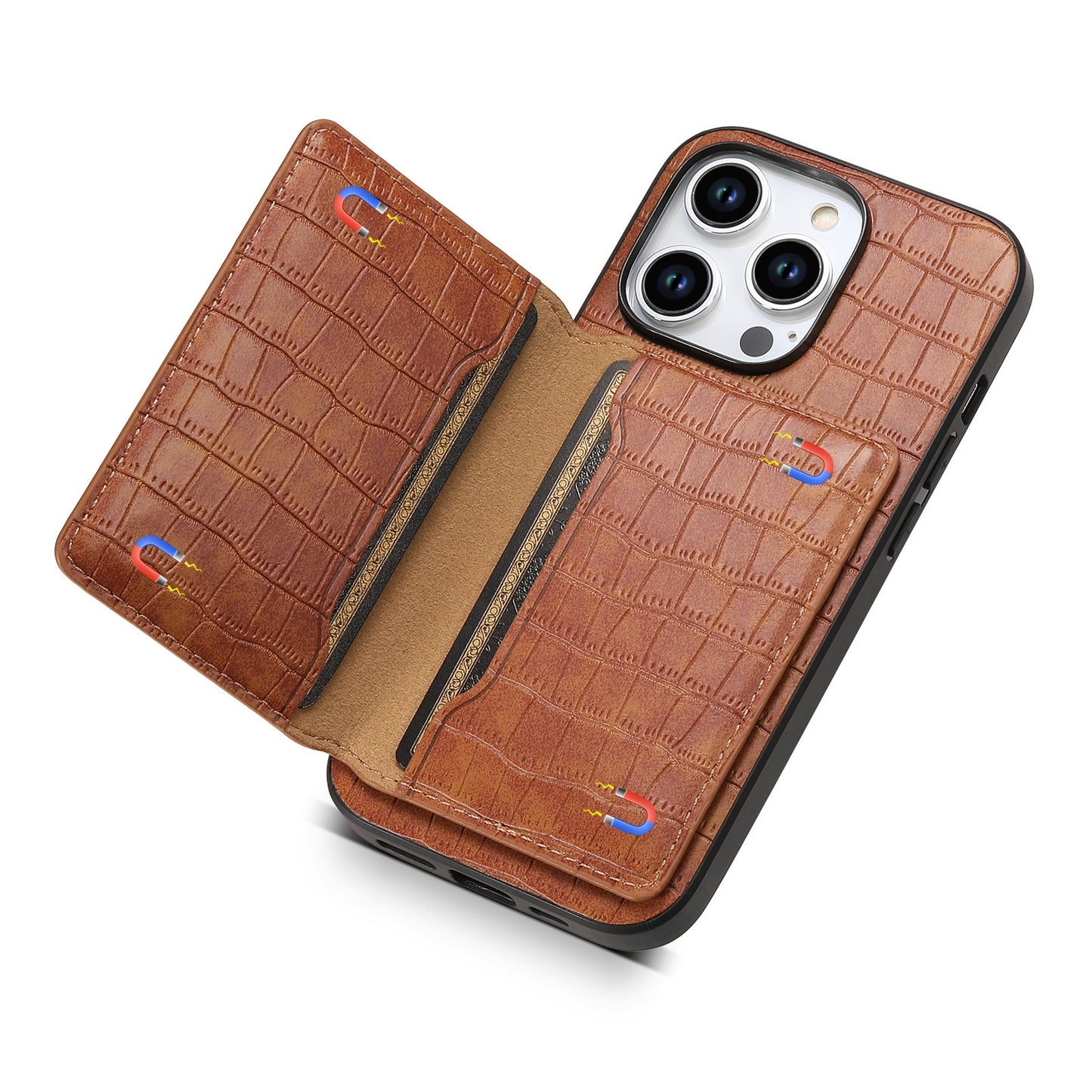 Card Pattern Leather Case Phone Case - ZmartNest 