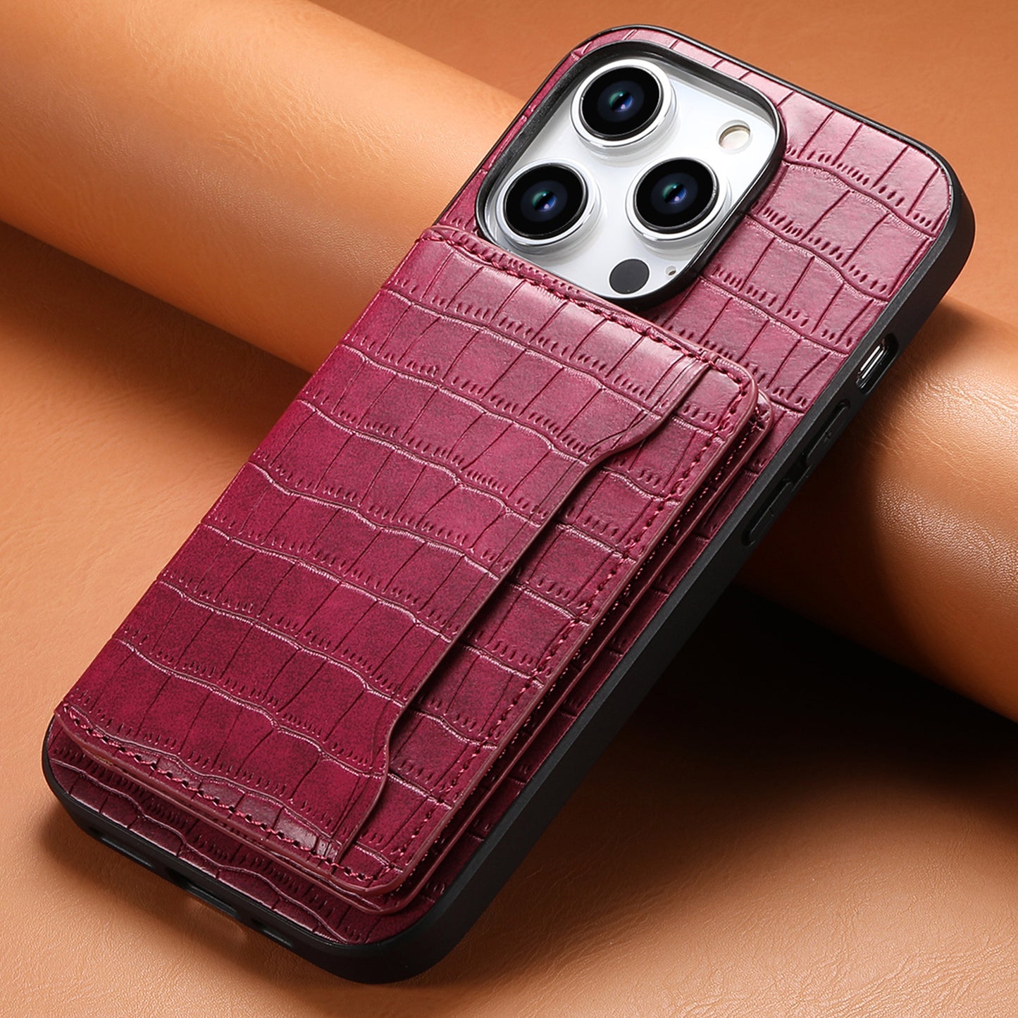 Card Pattern Leather Case Phone Case - ZmartNest 
