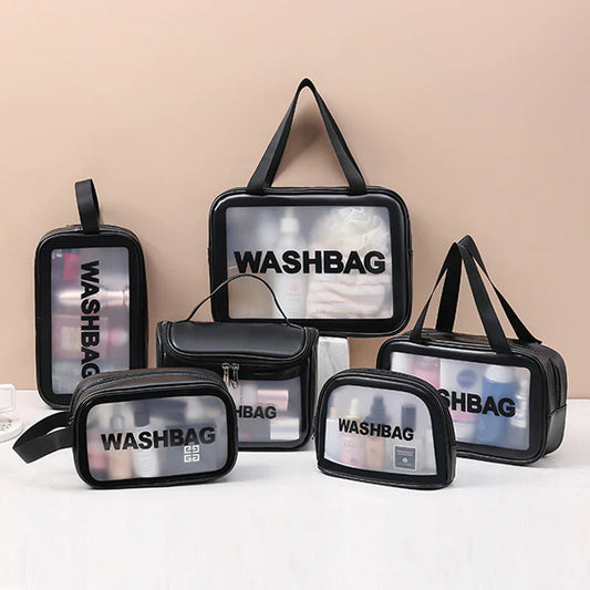 Transparent Makeup and Wash Bag Set ZmartNest