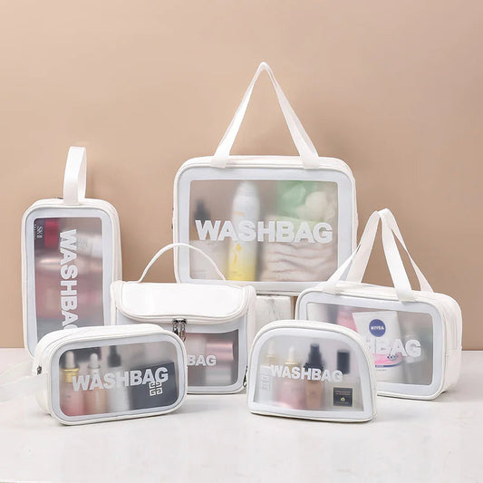 Transparent Makeup and Wash Bag Set ZmartNest