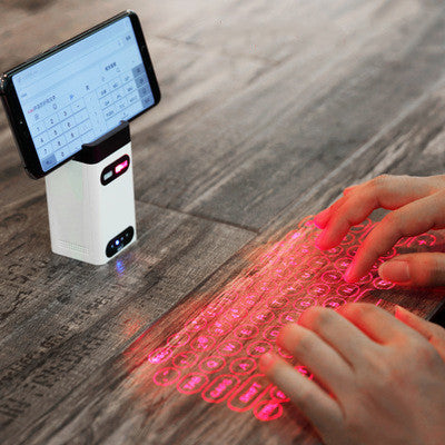 LEING FST Virtual Laser Keyboard Bluetooth Wireless Projector Phone Keyboard For Computer Pad Laptop With Mouse Function - ZmartNest 