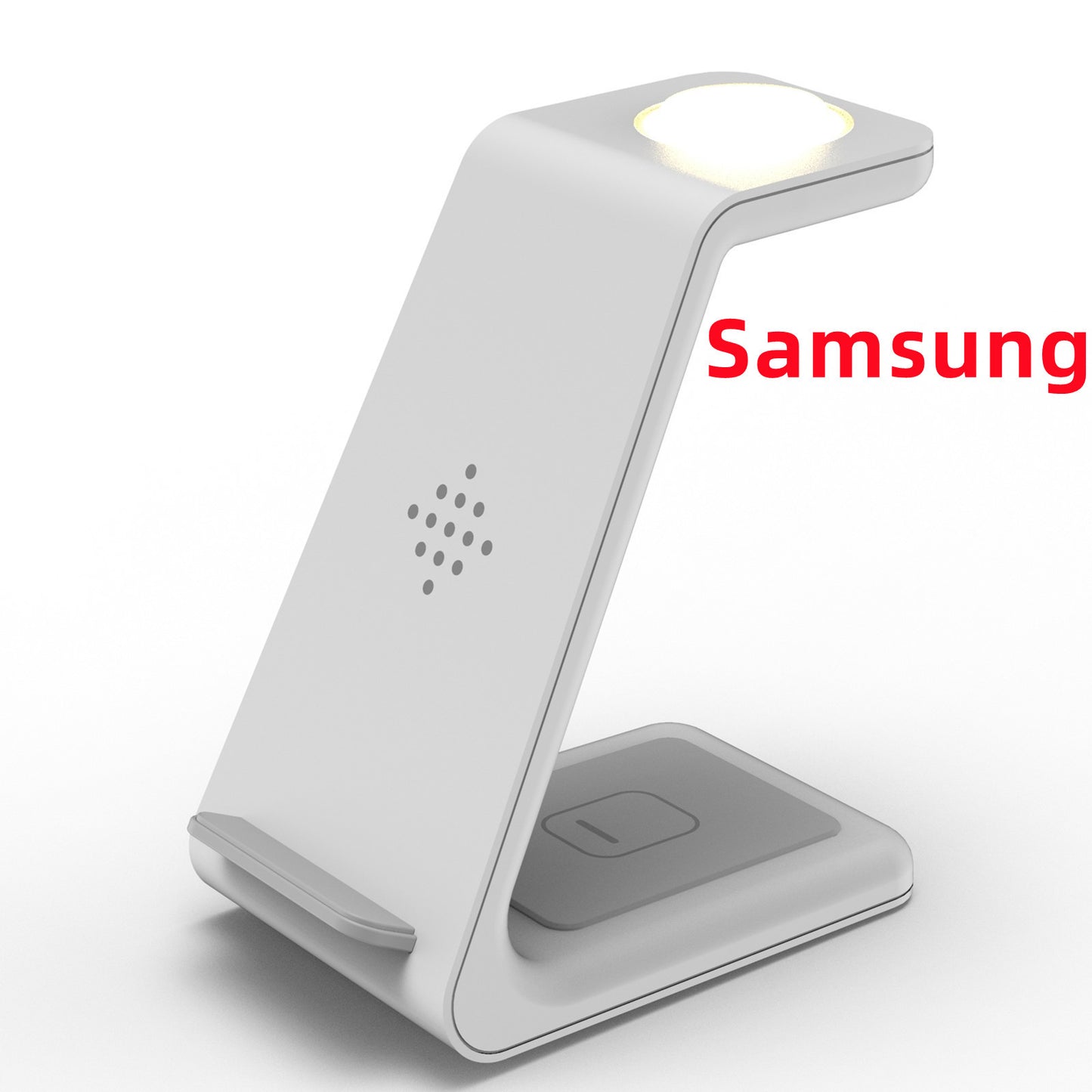 Samsung phone stand on a white background