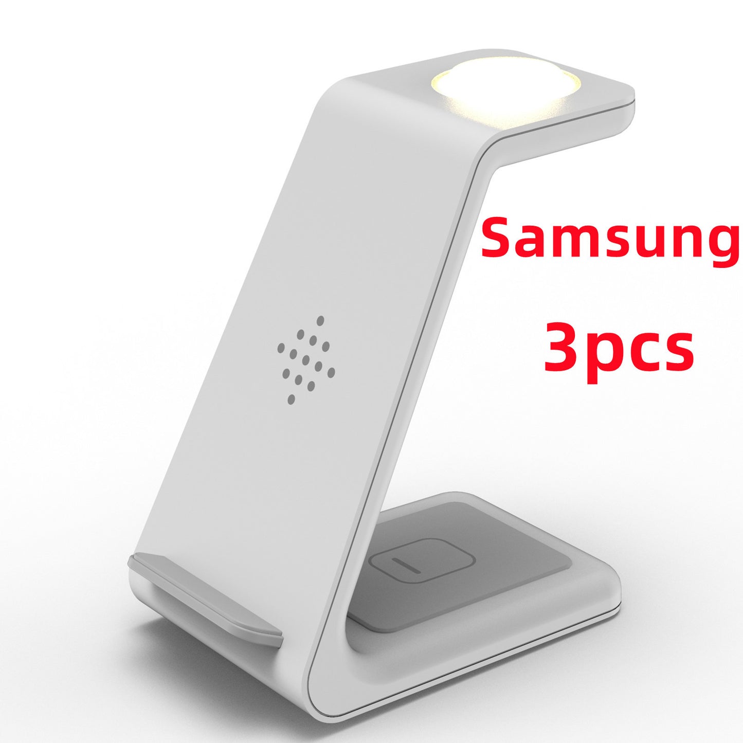 Samsung phone stand with '3pcs' text on a white background