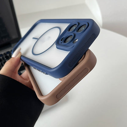 Suitable For 17 Phone Case Frosted Magnetic Skin-absorbing Soft Cover - ZmartNest 