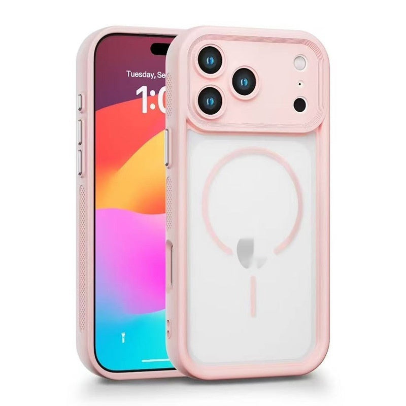 Suitable For 17 Phone Case Frosted Magnetic Skin-absorbing Soft Cover - ZmartNest 