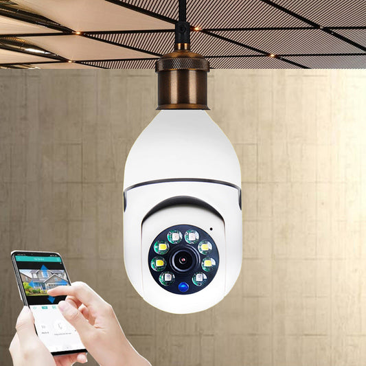 WiFi CAMERA 1080P Bulb 4X Zoom Camera E27 Home 5GWiFi Alarm Monitor ZmartNest