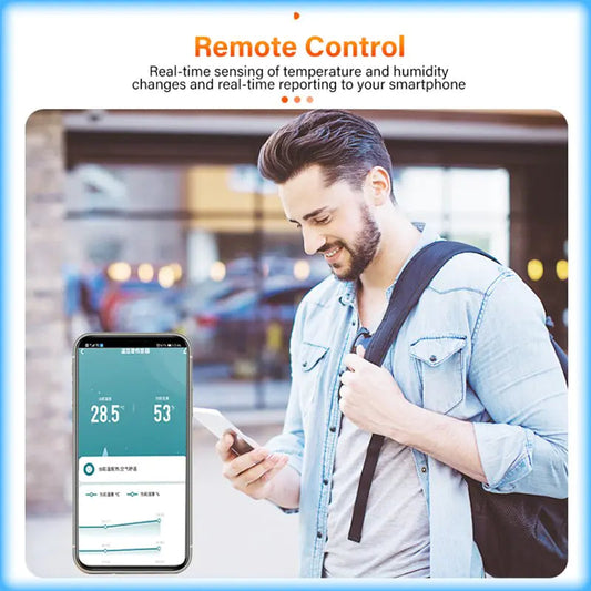 WiFi Temperature and Humidity Sensor Thermometer ZmartNest
