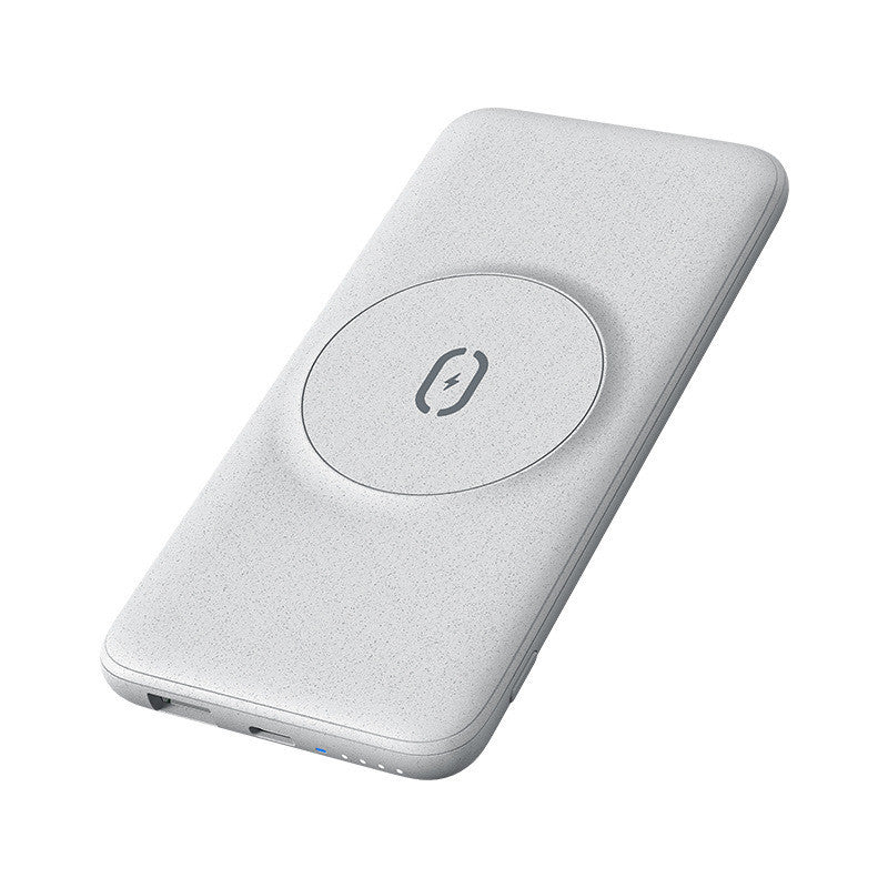 Wireless charging pad on a white background