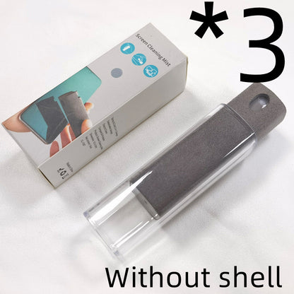 Screen cleaning kit with packaging on a white background