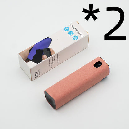 Screen cleaning tool with packaging on a white background