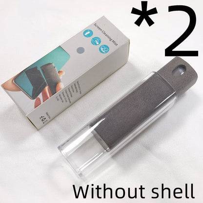 Screen cleaning kit with packaging on a white background