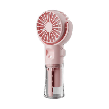 Portable Handheld Spray Fan 4-Speed Water Spray Mist Fan Summer Cooling Artifact USB Charging Summer Supplies Outdoor Mini Fan ZmartNest