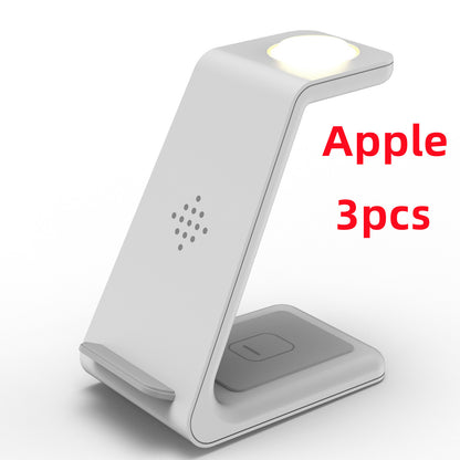 White phone stand with 'Apple' and '3pcs' text on a white background